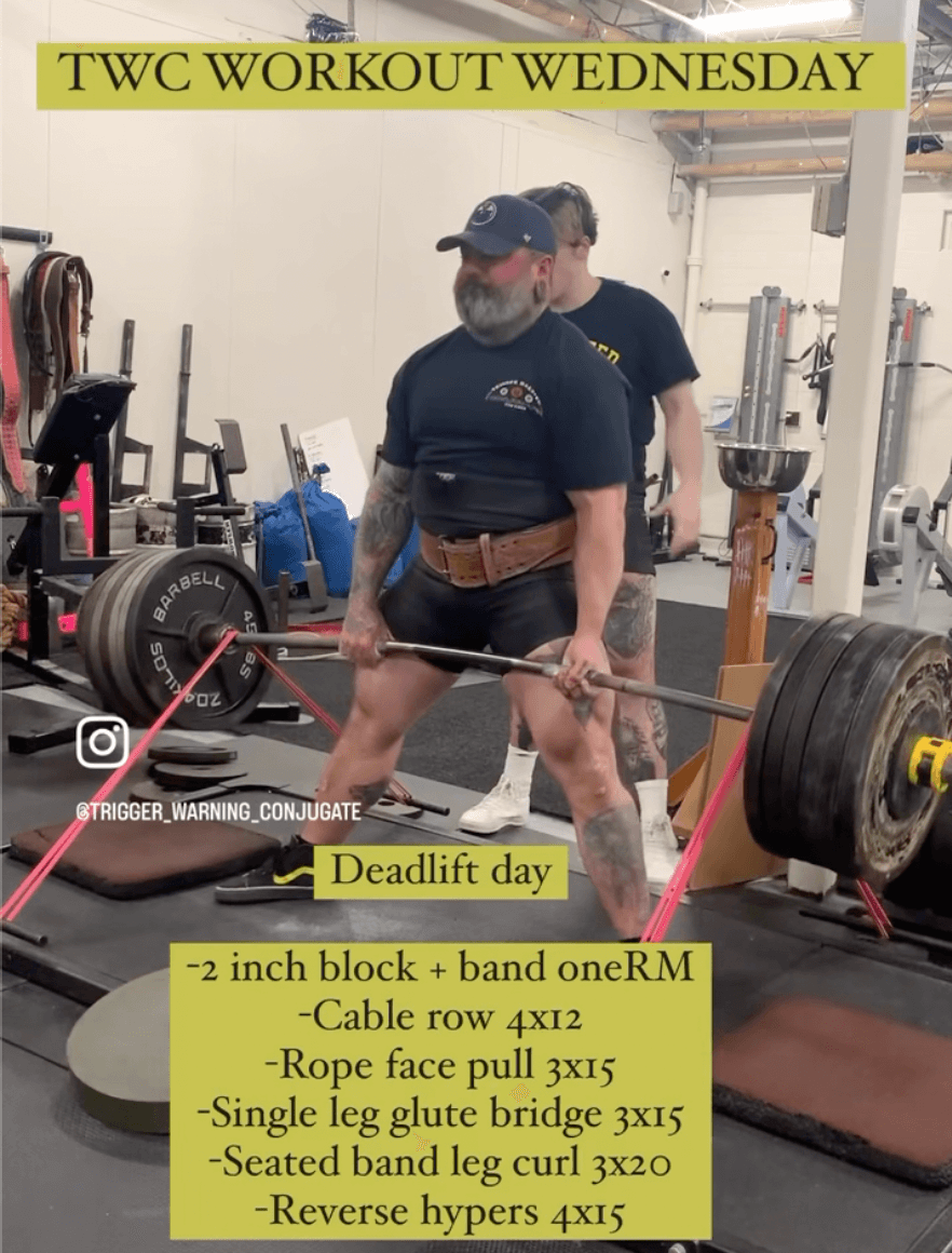 Block & Band Deadlift Day at TWC | #TWCWORKOUTWEDNESDAY 5.31.23