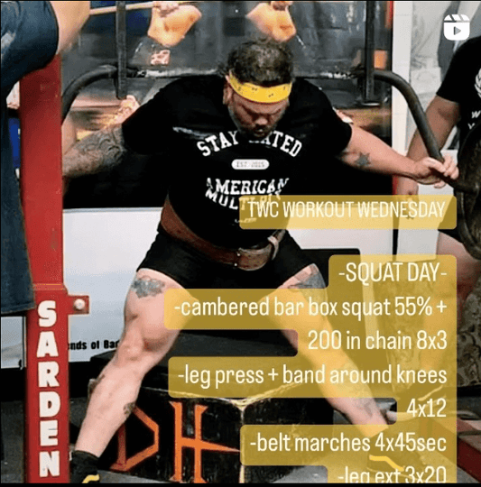 A standard, yet brutal workout | #TWCWORKOUTWEDNESDAY 7.19.23
