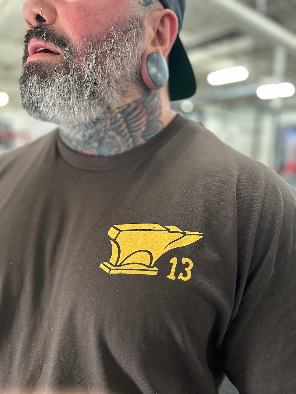 Chocolate Anvil American Powerlifting T-shirt