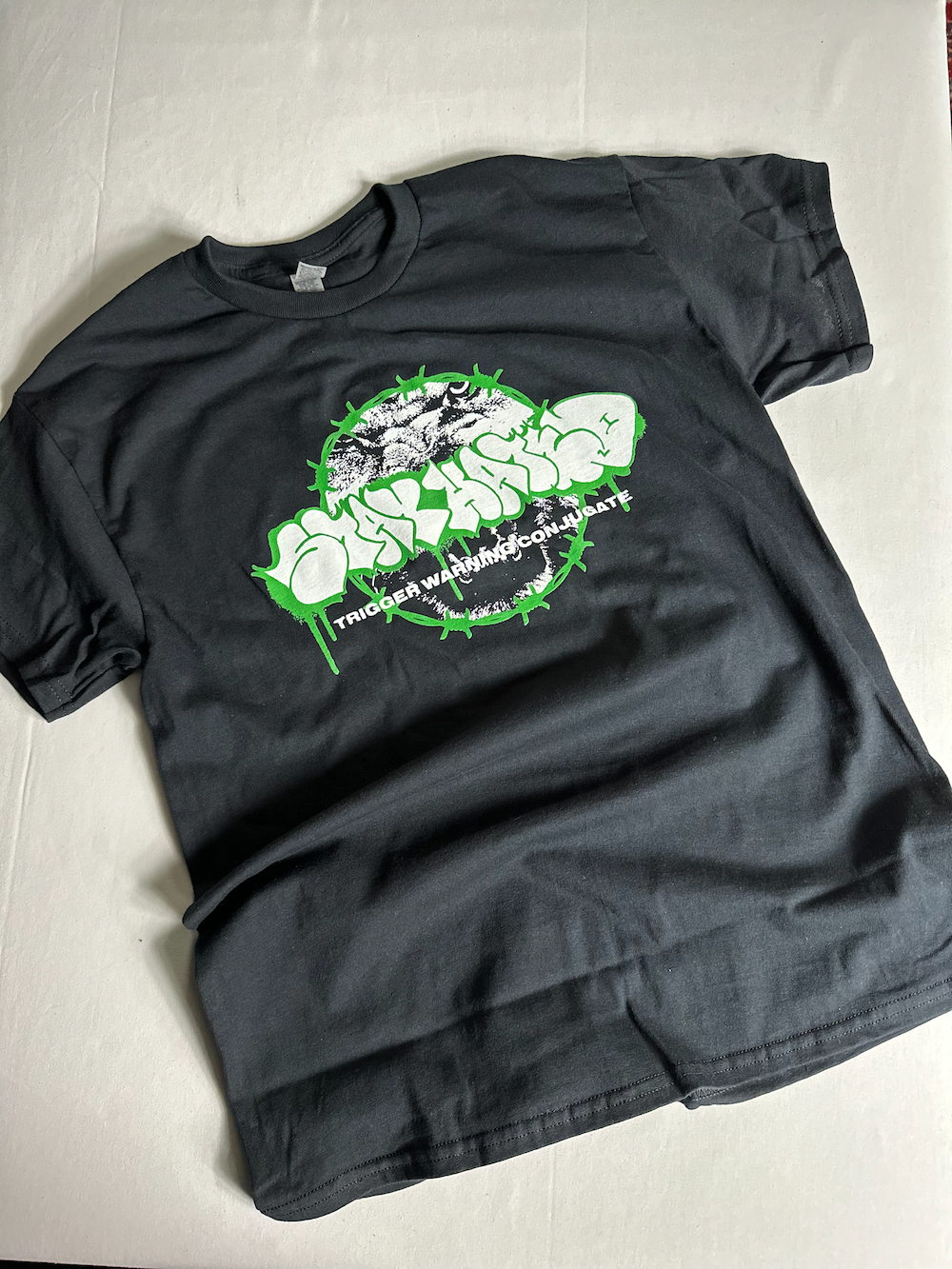 Green Graffiti Stay Hated T-shirt