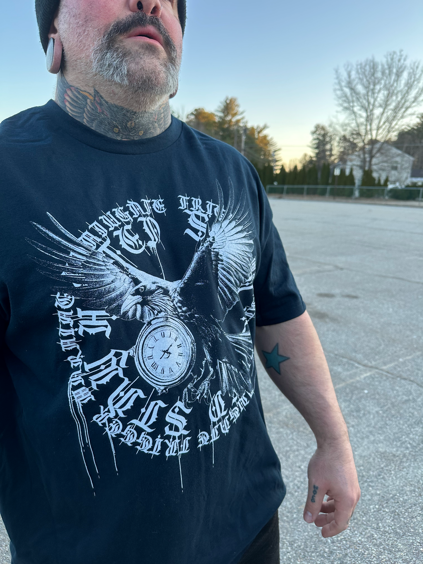 Time Heals Nothing Crow T-Shirt