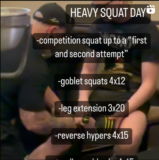 Practice the Sport - Heavy Squat Day | #TWCWORKOUTWEDNESDAY 7.5.23