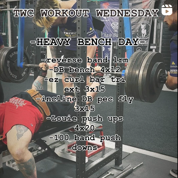 Heavy overload + big pump | #TWCWORKOUTWEDNESDAY 9.11.24