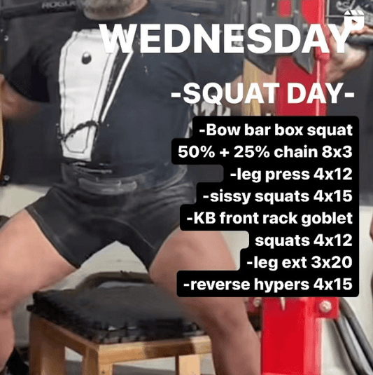 The first week of a squat wave is always a blast 🤘 | #TWCWORKOUTWEDNESDAY 2.14.24