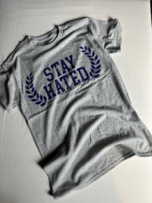 Varsity Grey Stay Hated T-shirt
