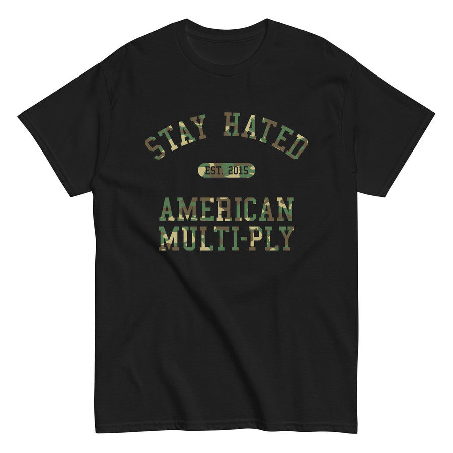 American Multi-Ply Black and Camo T